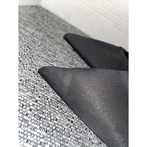 ZARA Heels WomensSize 38 US 7.5 Black Pointed Toe Pumps Minimalist Office Career - Picture 7 of 13